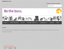 Tablet Screenshot of dogmasters.com